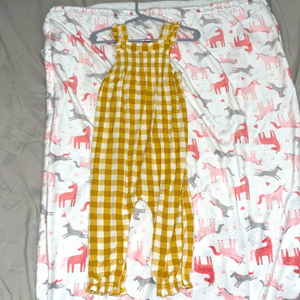 Angel Dear Gingham Jumper